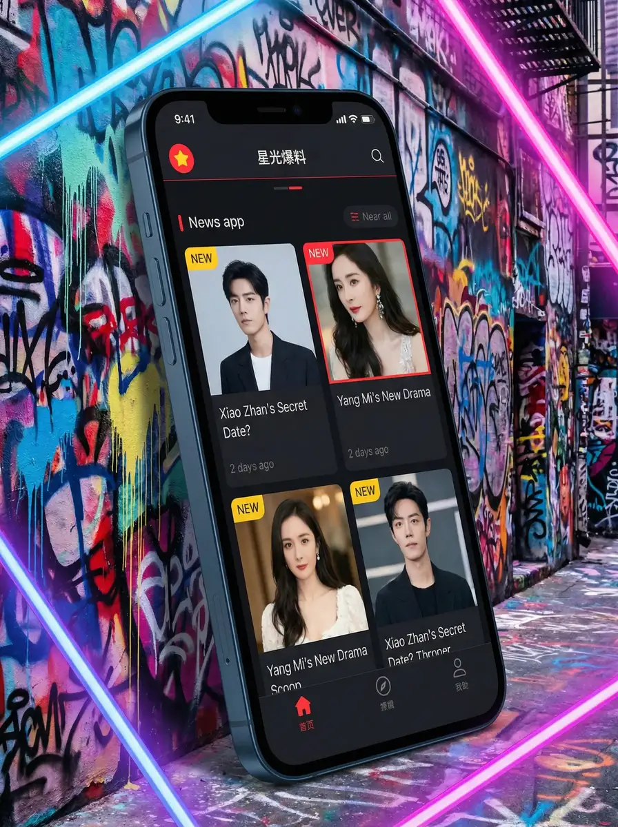 卡玛拉哈里斯 APP界面展示 - 掌上吃瓜神器